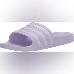 adidas Women's Adilette Lilac Purple Slide Sandal 5